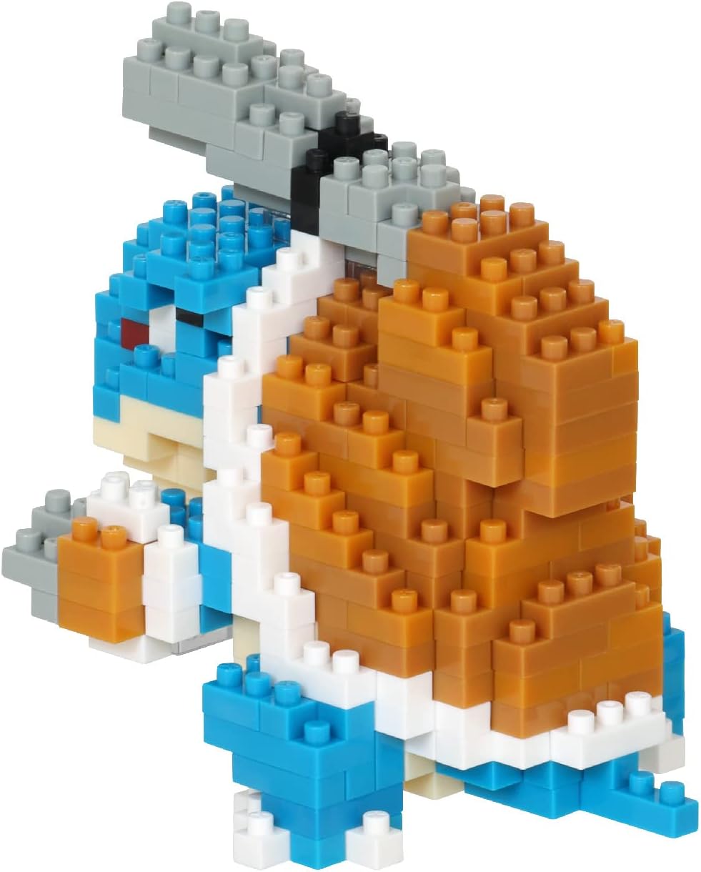 nanoblock Klemmbaustein Set Pokémon MEGA-Blastoise 250 Teile, Geschicklichkeitslevel 2, NBPM-093