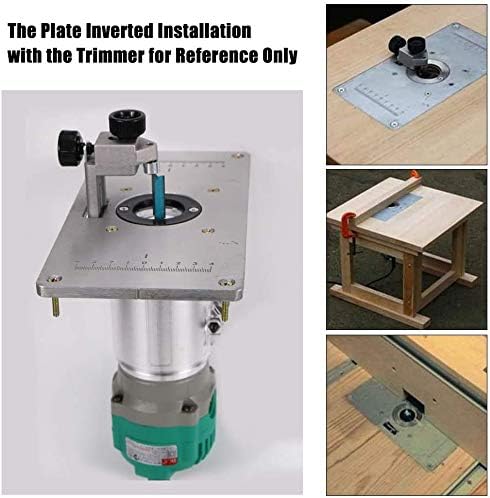 Router Tabelle einfügen Platte, Aluminium Router Tabelle Insert Plate Fräsplatte Router Tischeinsatz