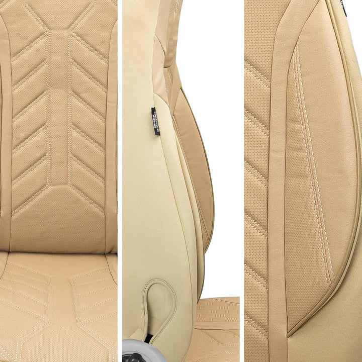 BREMER SITZBEZÜGE Mass Sitzbezüge Schonbezüge für Ford Fiesta MK 7 DPL505 DPL505 - Beige Fiesta MK 7