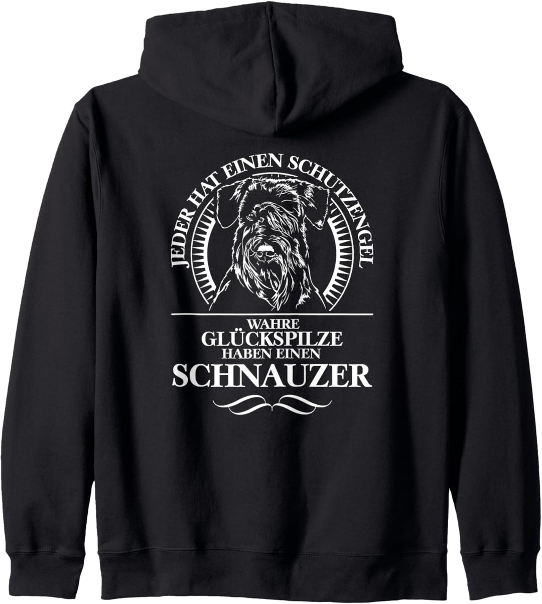 Standard Schnauzer Schutzengel Hund Hundespruch Hunde Kapuzenjacke