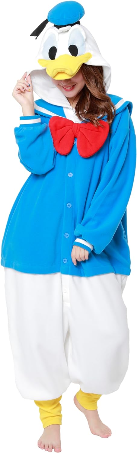 Donald Duck Disney Onesie Kigurumi Einteiler Onesie Kostüm Jumpsuit | SAZAC Kigurumi | für Kinder un