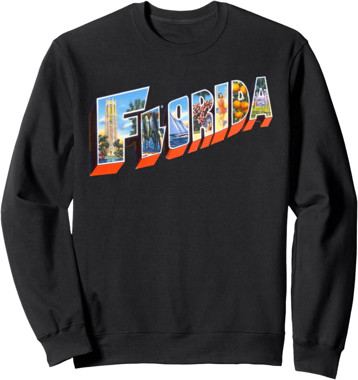 Florida FL Vintage Retro-Souvenir Sweatshirt