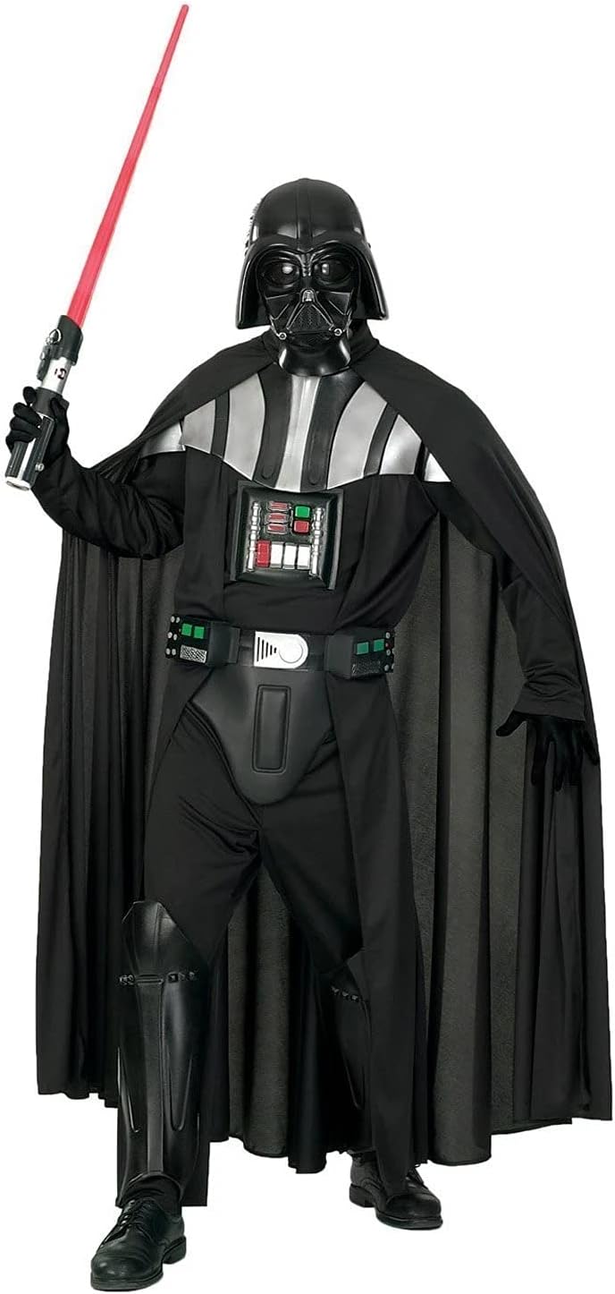 Rubie's 888107-L Rubie 's Offizielles Star Wars Darth Vader Deluxe Kostüm Erwachsene XL Grösse, Schw