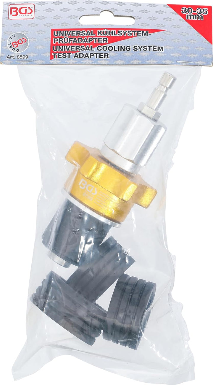 BGS 8599 | Universal-Kühlsystem-Prüfadapter | 30 - 50 mm, Universal-Kühlsystem-Prüfadapter | 30 - 50
