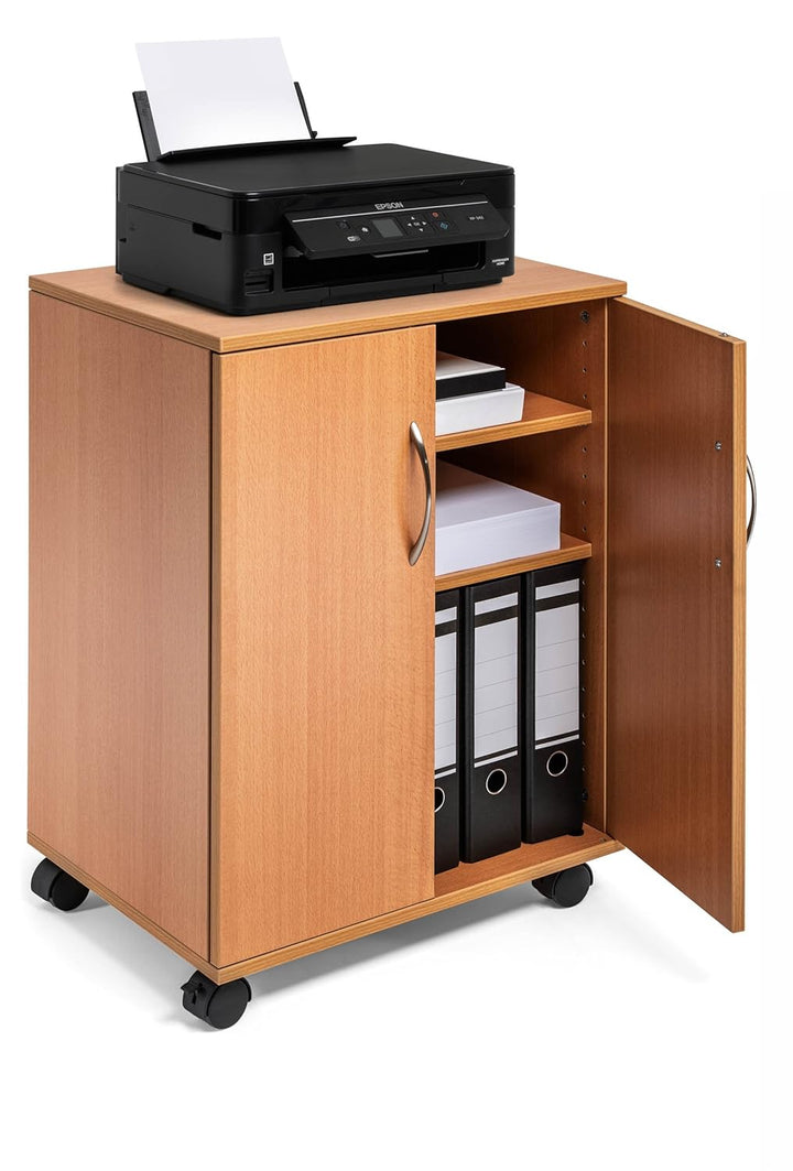 Durable Multifunktionswagen 74/53 geschlossen, Buche, 311547 Geschlossen Buche, Geschlossen Buche