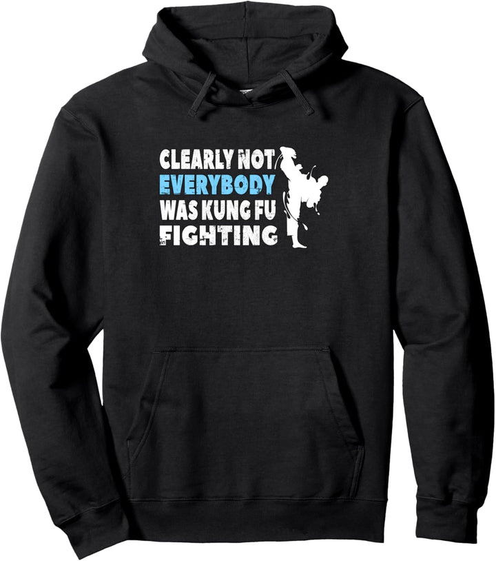 Offensichtlich kämpfte nicht jeder Kungfu für Männer und Frauen Pullover Hoodie