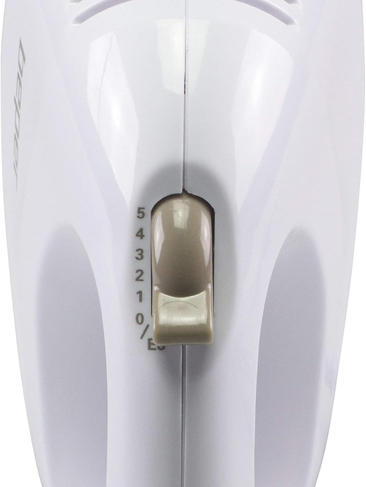 BEPER BP.304 Elektrischer Handmixer und Rührgerät, 150 W, 70 Dezibel, ABS/verchromter Stahl, 5 Gesch