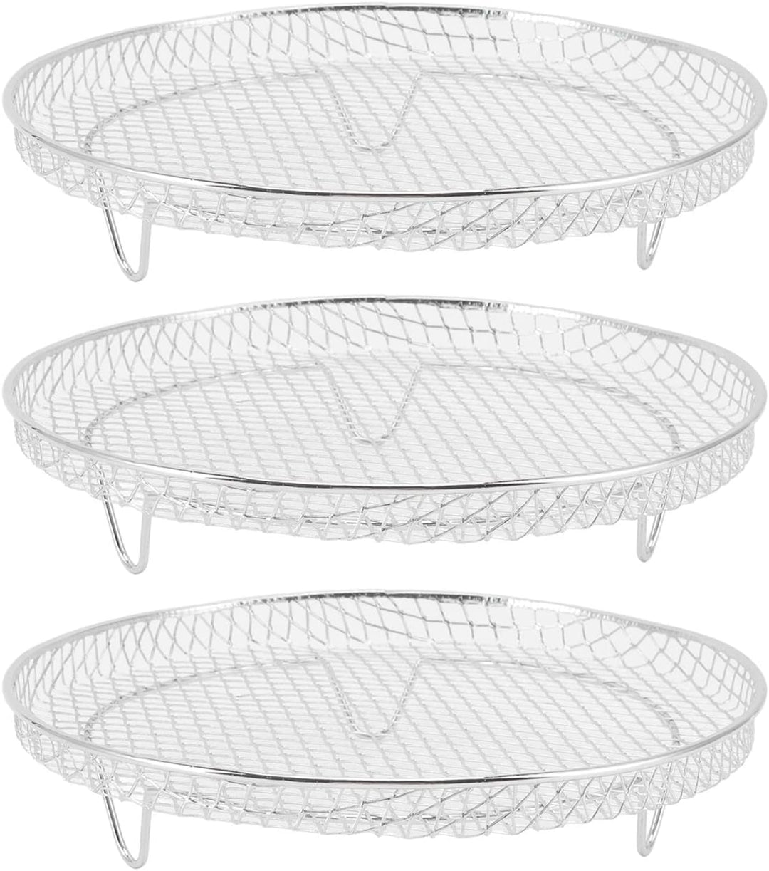 3Pcs Air Fryer Dehydrator Racks, Food Dehydrator Stand Racks Food Grade Edelstahl Trockengestell Air