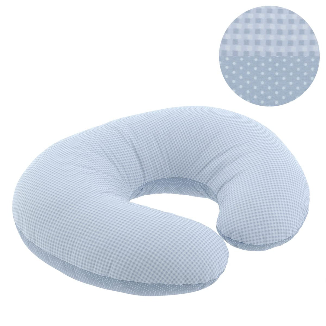 Cambrass Vichy nursing pillow - Celeste Himmelblau, Himmelblau