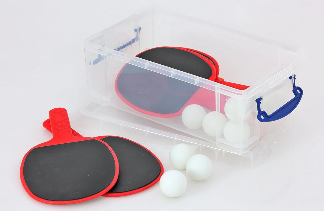 Betzold Sport - Tischtennis Outdoor-Set - Tischtennis-Schläger Tischtennis-Bälle NoColor Einheitsgrö