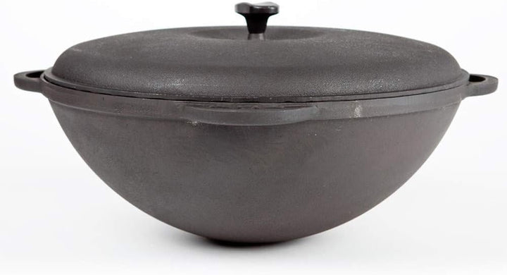 Kasan Asien aus Gusseisen mit Deckel Kazan Kessel Syton® (10 Liter), 10 Liter