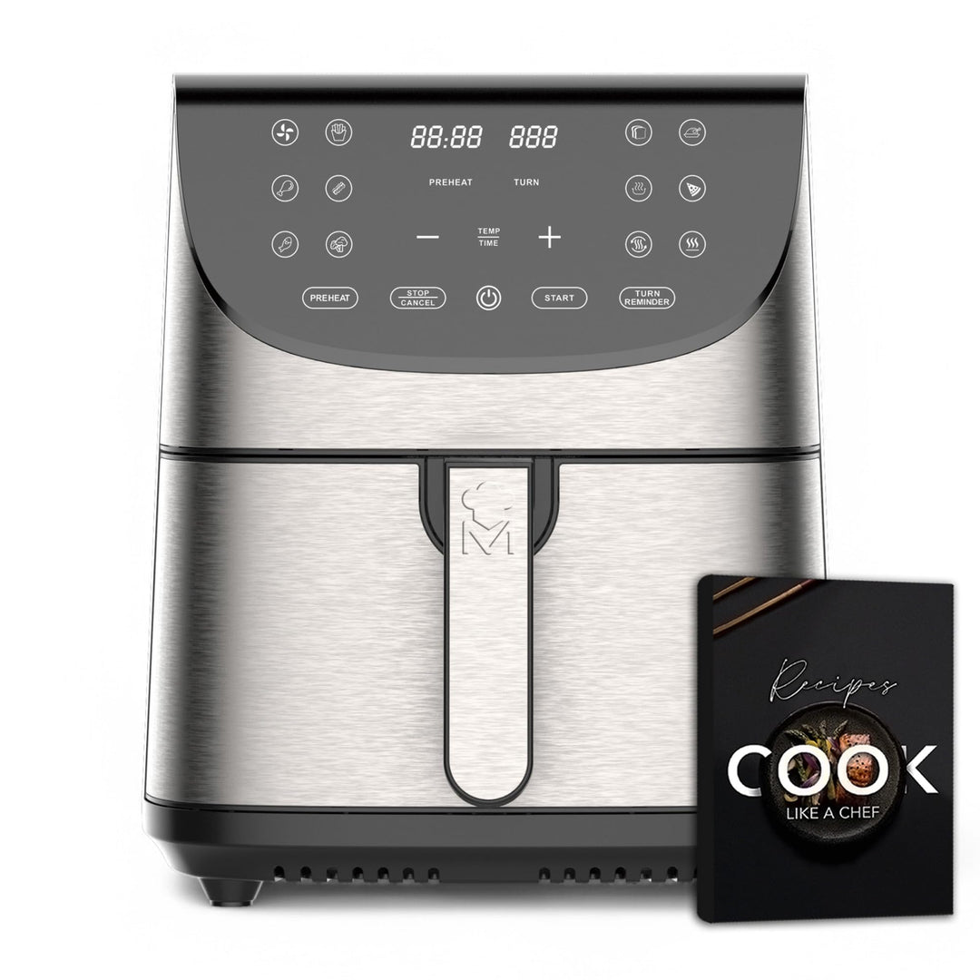 MasterPRO Rocket 700 | Freidora Sin Aceite | Capacidad de 7 L y 1700 W de Potencia | Pantalla LED Tá