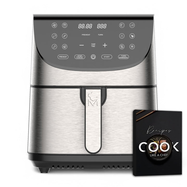 MasterPRO Rocket 700 | Freidora Sin Aceite | Capacidad de 7 L y 1700 W de Potencia | Pantalla LED Tá