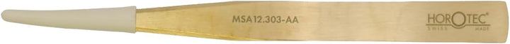KD89 Horotec MSA12.303 Präzisions-Pinzette für Uhrmacherkunst aus Messing, hervorragende Verarbeitun