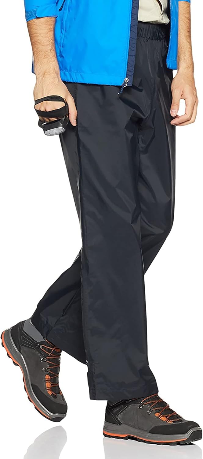 Herren Regenhose Fahrrad Wasserdicht Überziehhose Wanderhose Atmungsaktiv Winddicht Outdoorhose Dunk