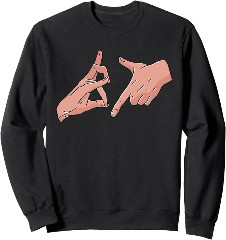 187 Deutschrap Handzeichen Gangzeichen - Geschenkidee Sweatshirt