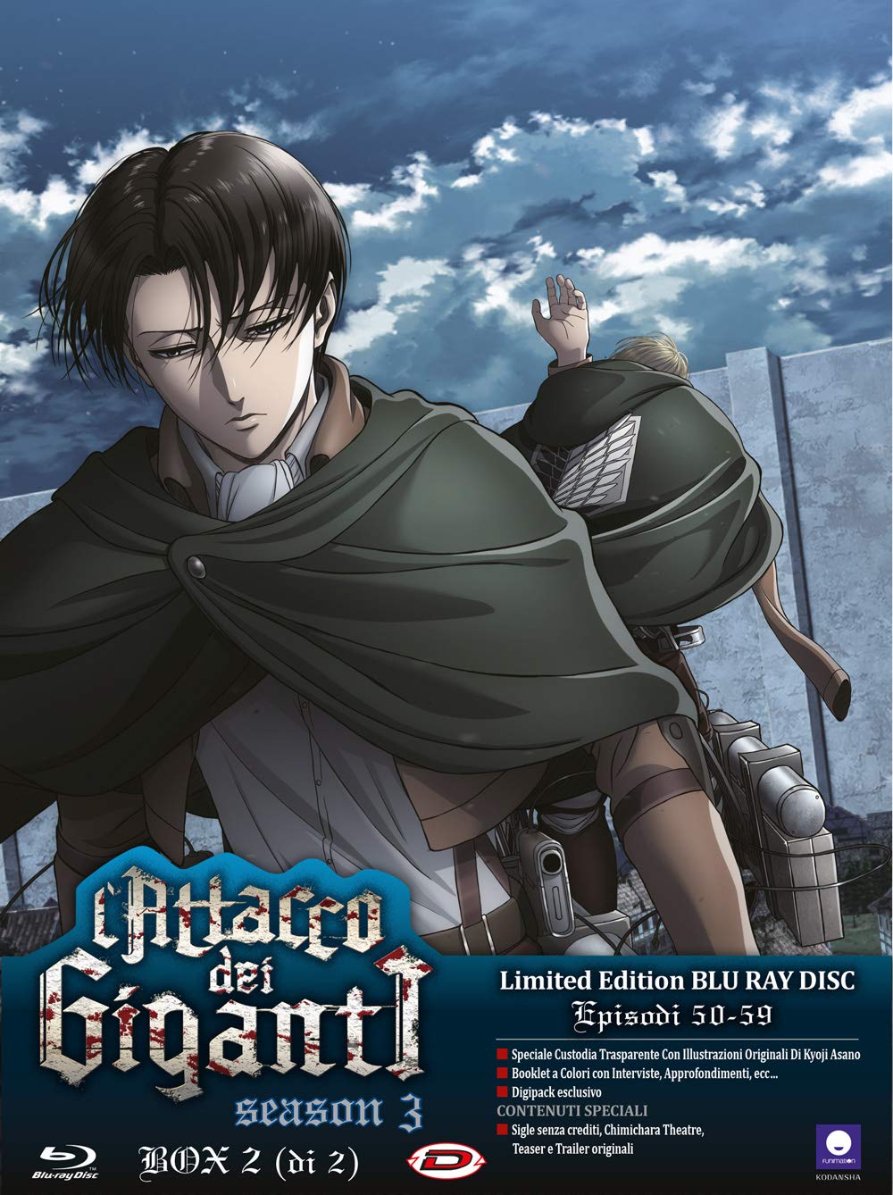 Attacco Dei Giganti (L') - Stagione 03 Box #02 (Eps 13-22) (2 Blu-Ray) (Ltd Edition) (1 BLU-RAY), Bl