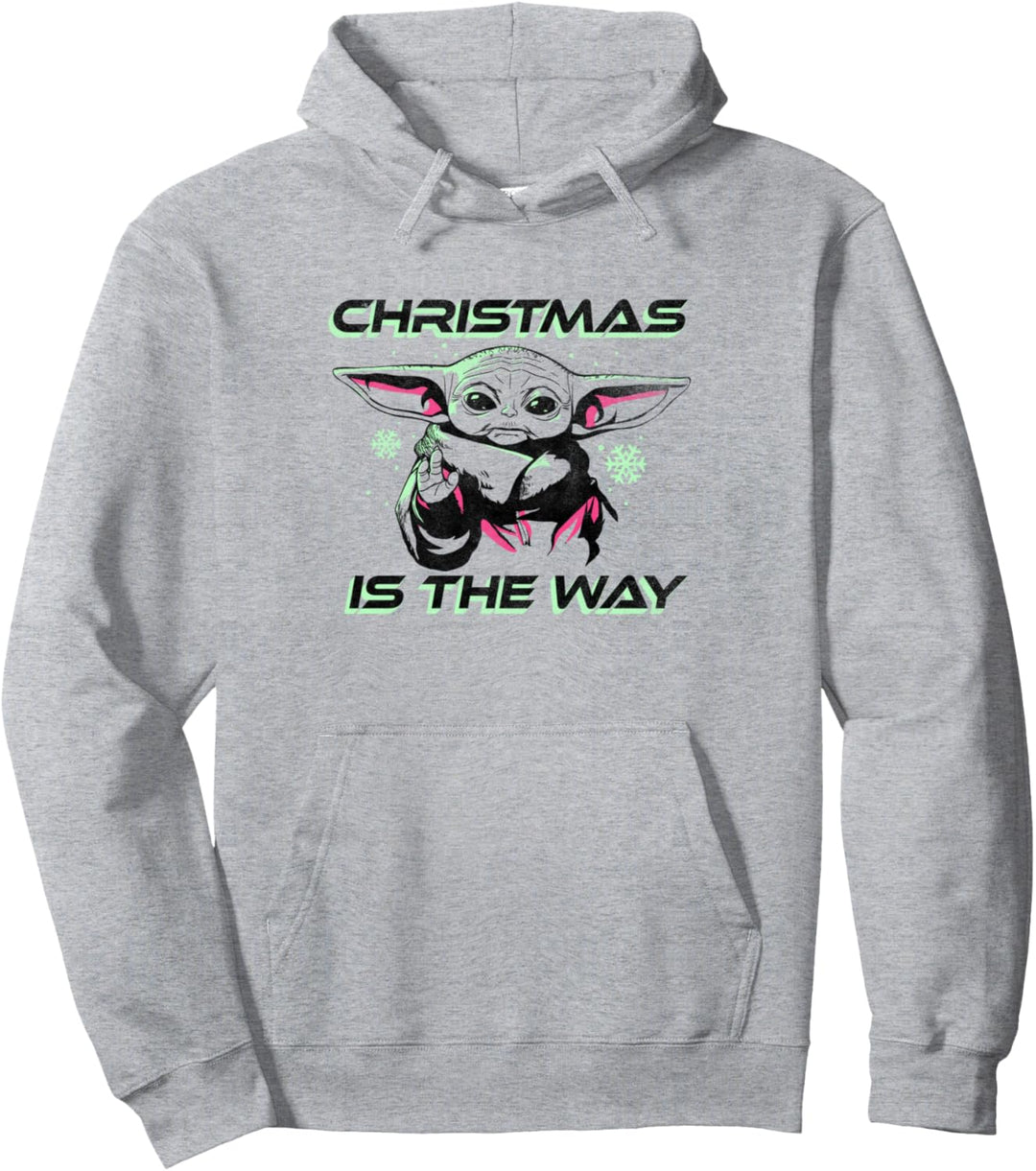 Star Wars: The Mandalorian The Child Christmas Is The Way Pullover Hoodie