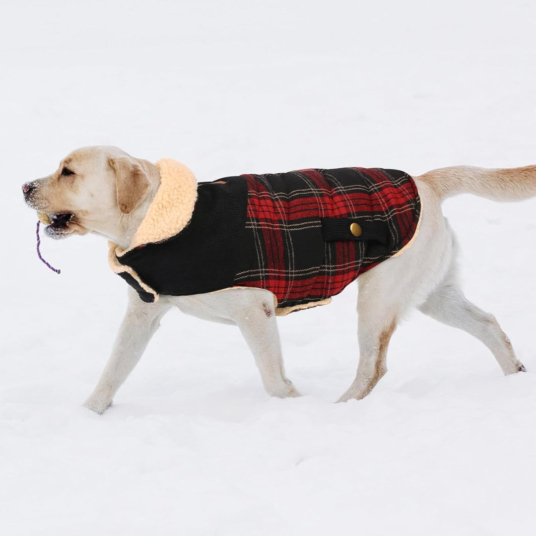 Warme Hundemantel Fleece, Wintermantel Winterjacken für Kleine/Grosse/Mittlere Hunde, Hundejacke Hun