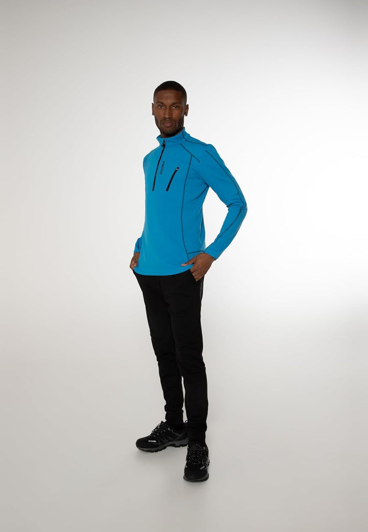 Protest Men Fleece Humans 3XL Marlin Blue, 3XL Marlin Blue