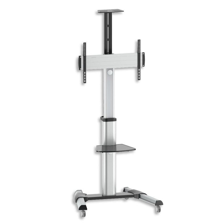 Techly Tv Cart Economy for 37-70 Black 37"-70" 2 mensole Silber, 37"-70" 2 mensole Silber