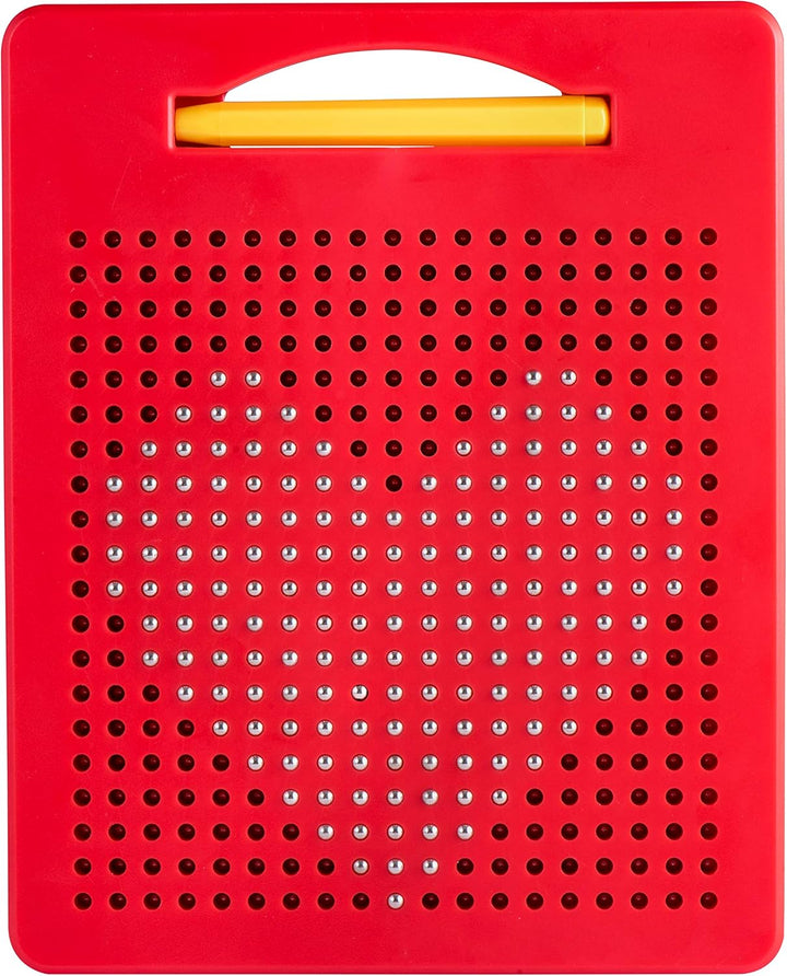 Playmags Magna Zeichenbrett Spass Entwurf & Zeichnen Reisetablett mit 380 Integrierten Magnetkugeln,