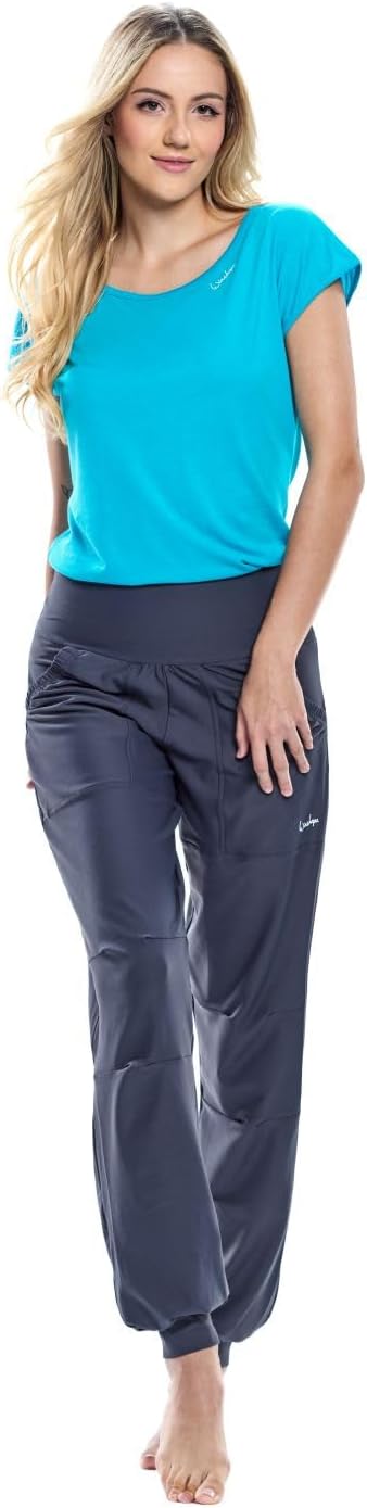 Winshape Damen Ultra leichtes Modal-Kurzarmshirt mit abgerundetem Saum MCT013 M Sky-blue, M Sky-blue