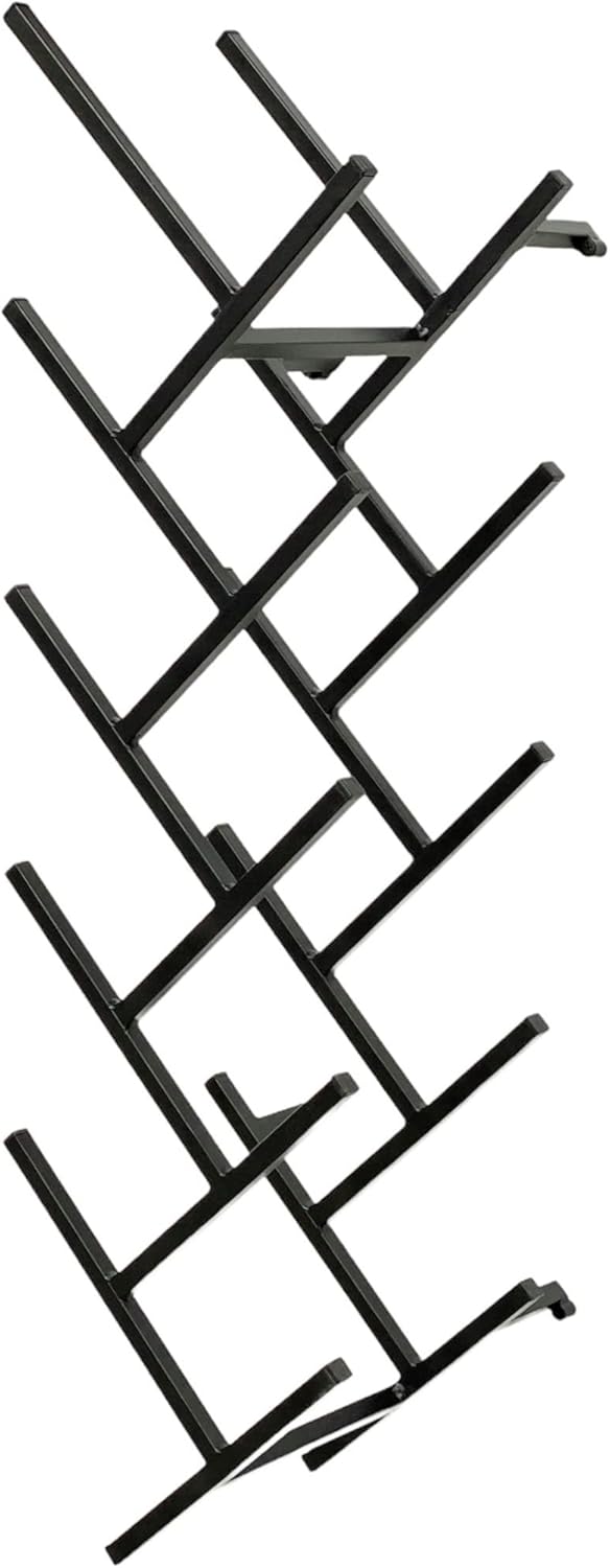 DanDiBo Weinregal Metall Schwarz Wand erweiterbar für 9 Flaschen Acord Flaschenregal 96277 Flaschens