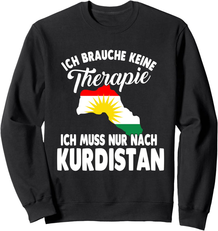 Kurden Therapie Kurdistan Kurde Sweatshirt