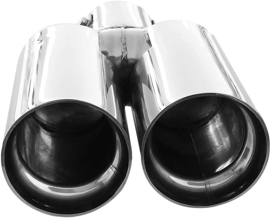 Auspuffblende Endrohr Auspuff Universell Schalldampfer Sport Rund Sportauspuff Endrohrblenden Blende