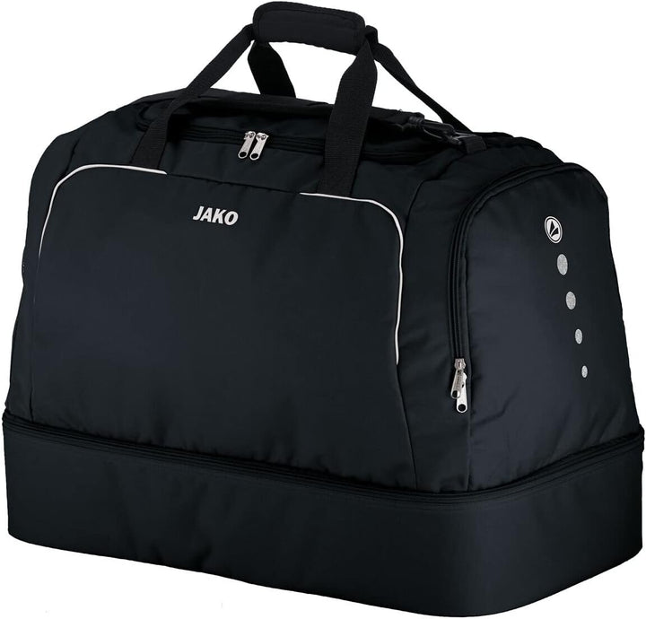 JAKO Classico Sporttasche mit Bodenfach Gr. 2 Ohne Geschlecht 50 cm Schwarz, 50 cm Schwarz