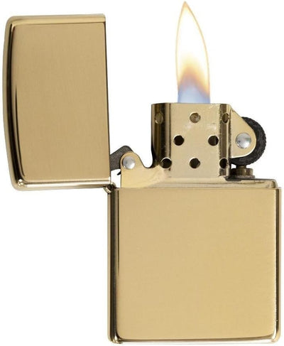 Zippo 204B Messing, 1 x 3,5 x 5,5 cm Brushed Brass, Brushed Brass