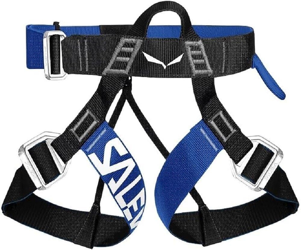 Salewa Unisex Via Ferrata Evo Harness VIA FERRATA EVO harness M-XXL BLACK/BLUE, M-XXL BLACK/BLUE