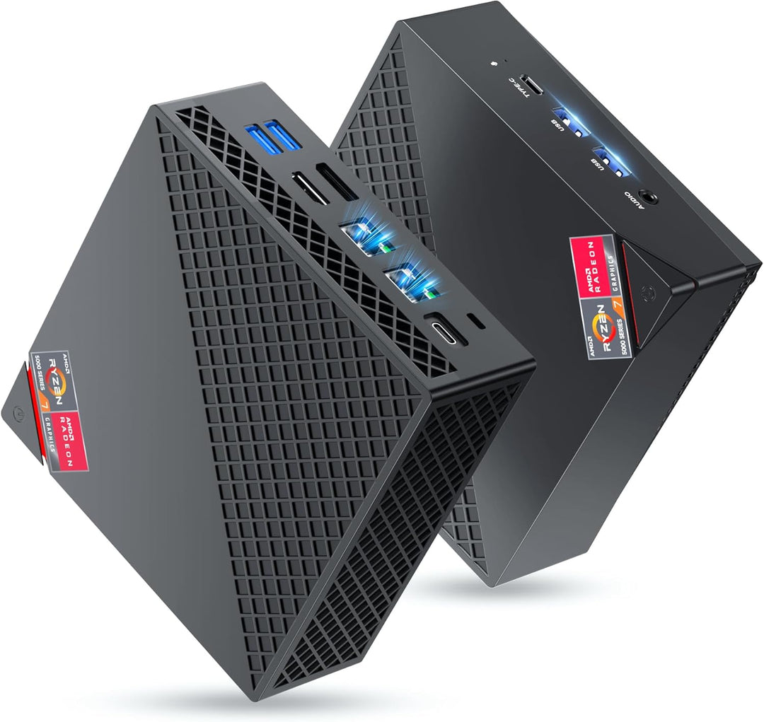 NiPoGi AM06 PRO Mini PC АMD Ryzen 7 5825U(8C/16T, bis zu 4,5 GHz), 32GB(2*16GB) DDR4 512GB M.2 SSD M