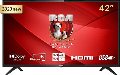 RCA iRB42F3 Fernseher 42 Zoll (TV 107 cm), Dolby Audio, LED, Triple Tuner DVB-C / T2 / S2, CI+, HDMI