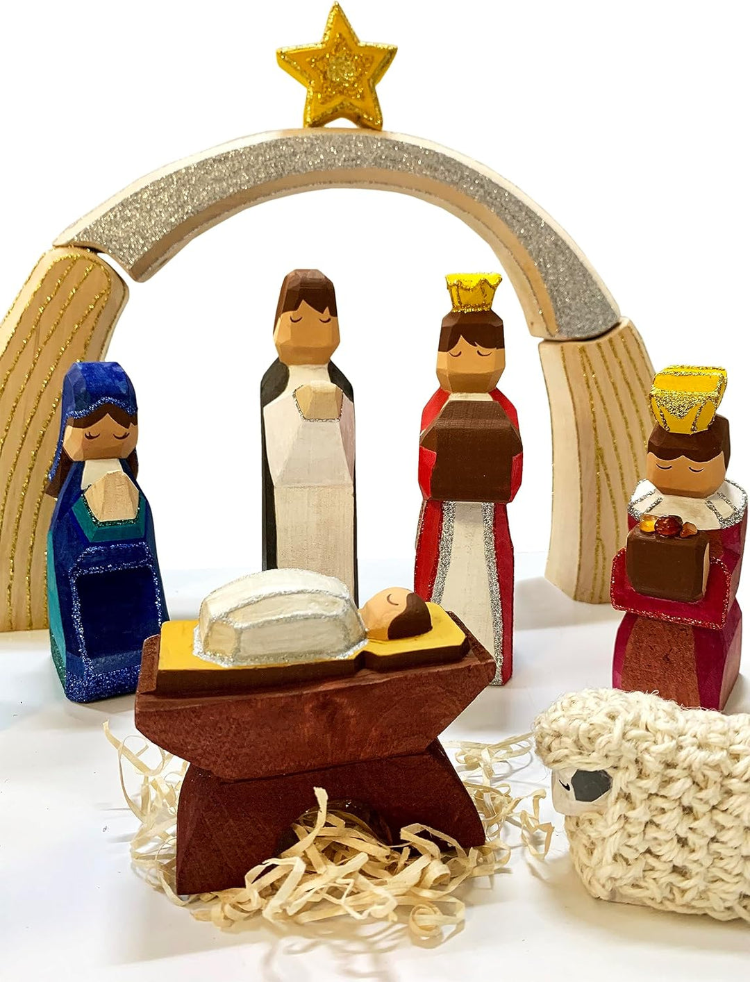 SUNNYSUE - Grosse Weihnachtskrippe, 16-TLG.