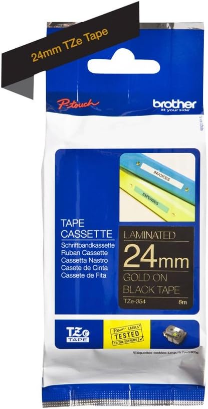 Brother Schriftband TZe-354, Gold/Schwarz, One size, TZe-354