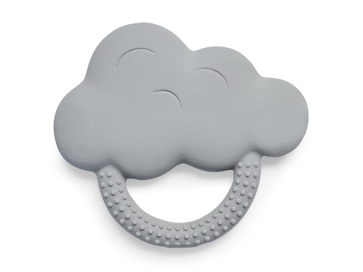 Jollein Naturkautschuk Beissring Baby Cloud Storm Grey - Wolke - Baby Greifling - Zahnungshilfe - Sc