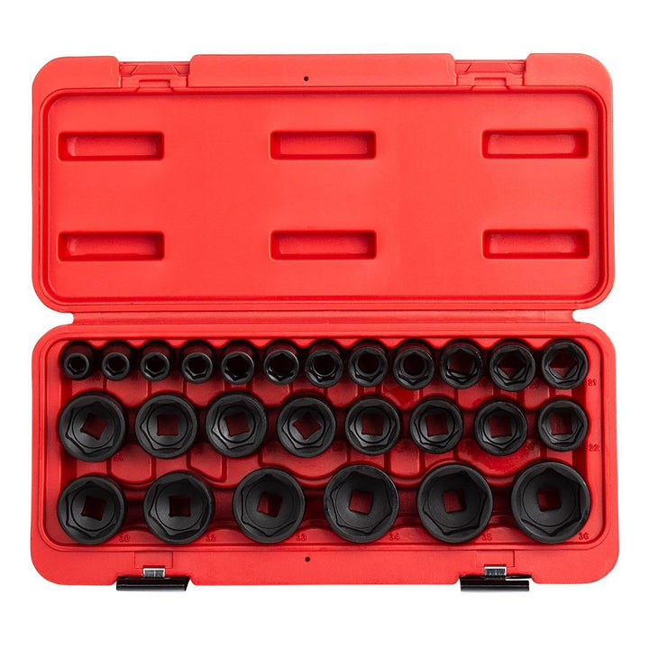 Sunex SUN2645 26PC 0,5 Zoll-Laufwerk Metric Steckschl-ssel Set Steckschlüsselsatz, Steckschlüsselsat