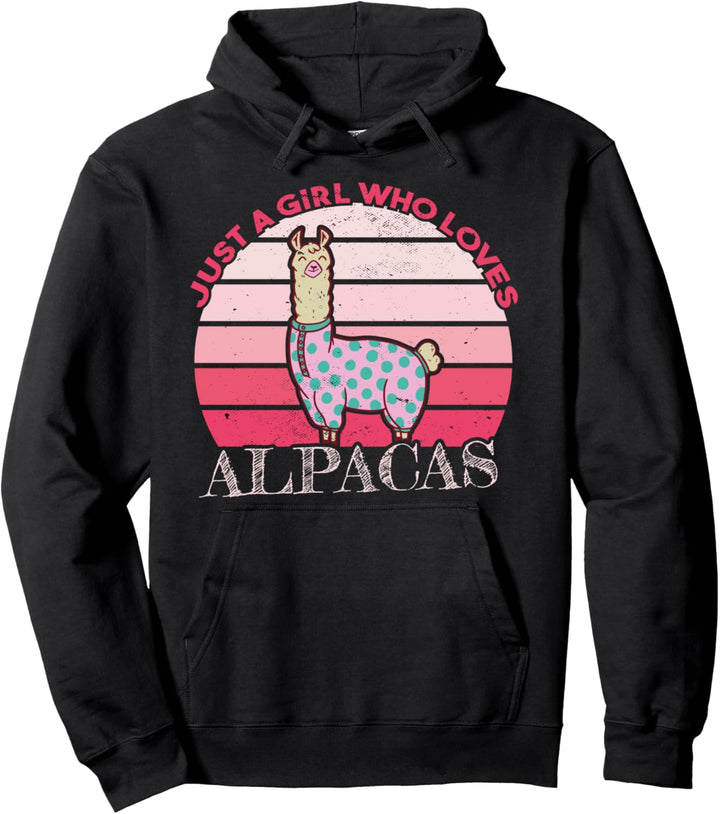 Just a Girl who loves Alpakas Pullover Hoodie
