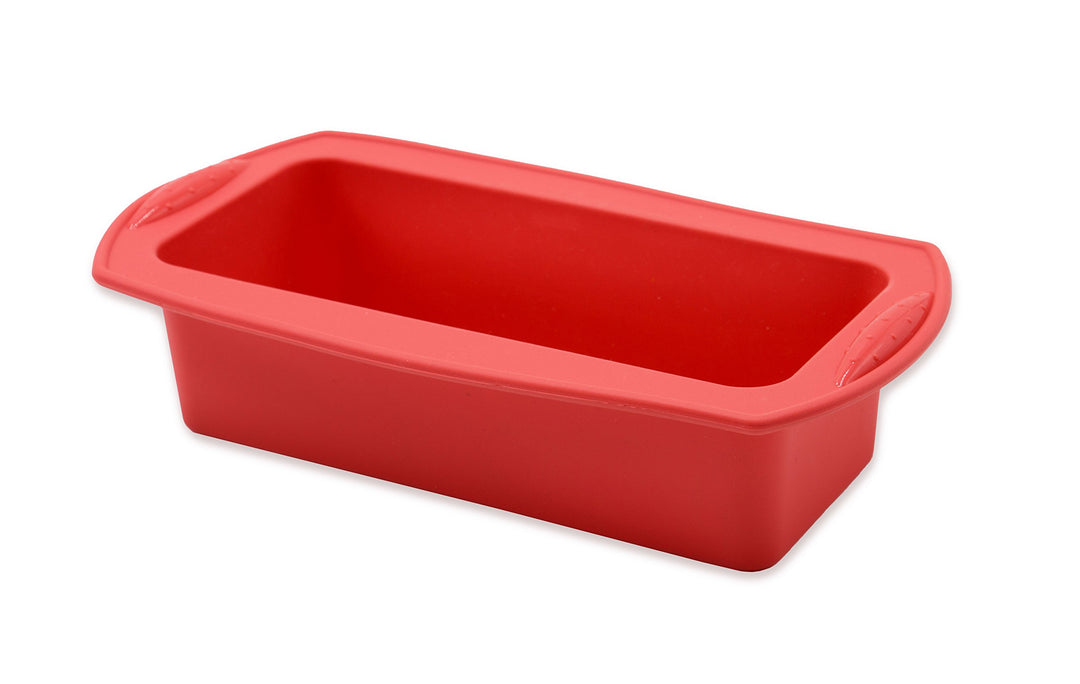 ZOLLNER24 Antihaft Silikon Kastenform, 21x8,5x6 cm, rechteckig, rot 21 x 8,5 x 6 cm, 21 x 8,5 x 6 cm