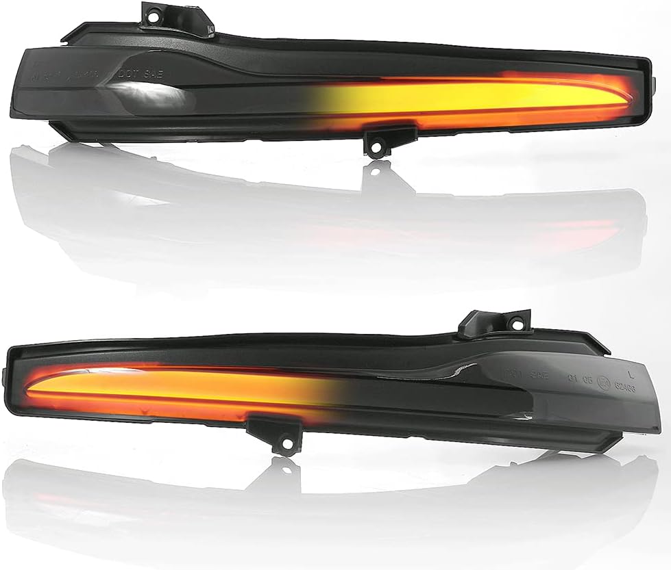 LIGHTDELUX Ersatz für LED Spiegelblinker Blinkleuchte Dynamisch Links Rechts Laufblinker mit Zulassu