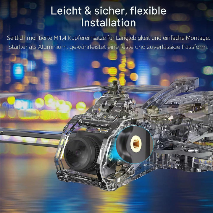 FPV-Kamera RunCam Phoenix 2 SE - Spezialedition Mikro-Drohnen-Kamera mit Linsenabdeckung, 5,8 GHz, F