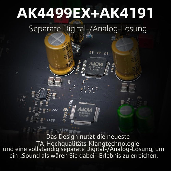 SMSL DL300 AK4499EX+AK4191 Audio Decoder Kopfhörerverstärker,4 Töne,6.35mm/4.4m Bohrung,DOP,XU-316,D