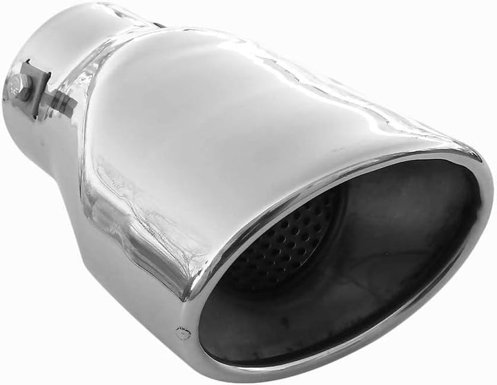 Auspuffblende Endrohr Auspuff Universell Schalldampfer Sport Oval Sportauspuff Endrohrblenden Blende