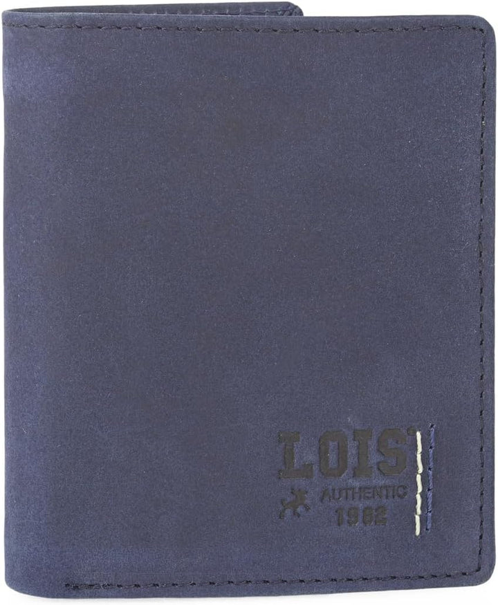 Lois - Geldbörse Herren Leder - Herren Geldbörsen Leder mit RFID Schutz - Geldbörse Herren Klein - G