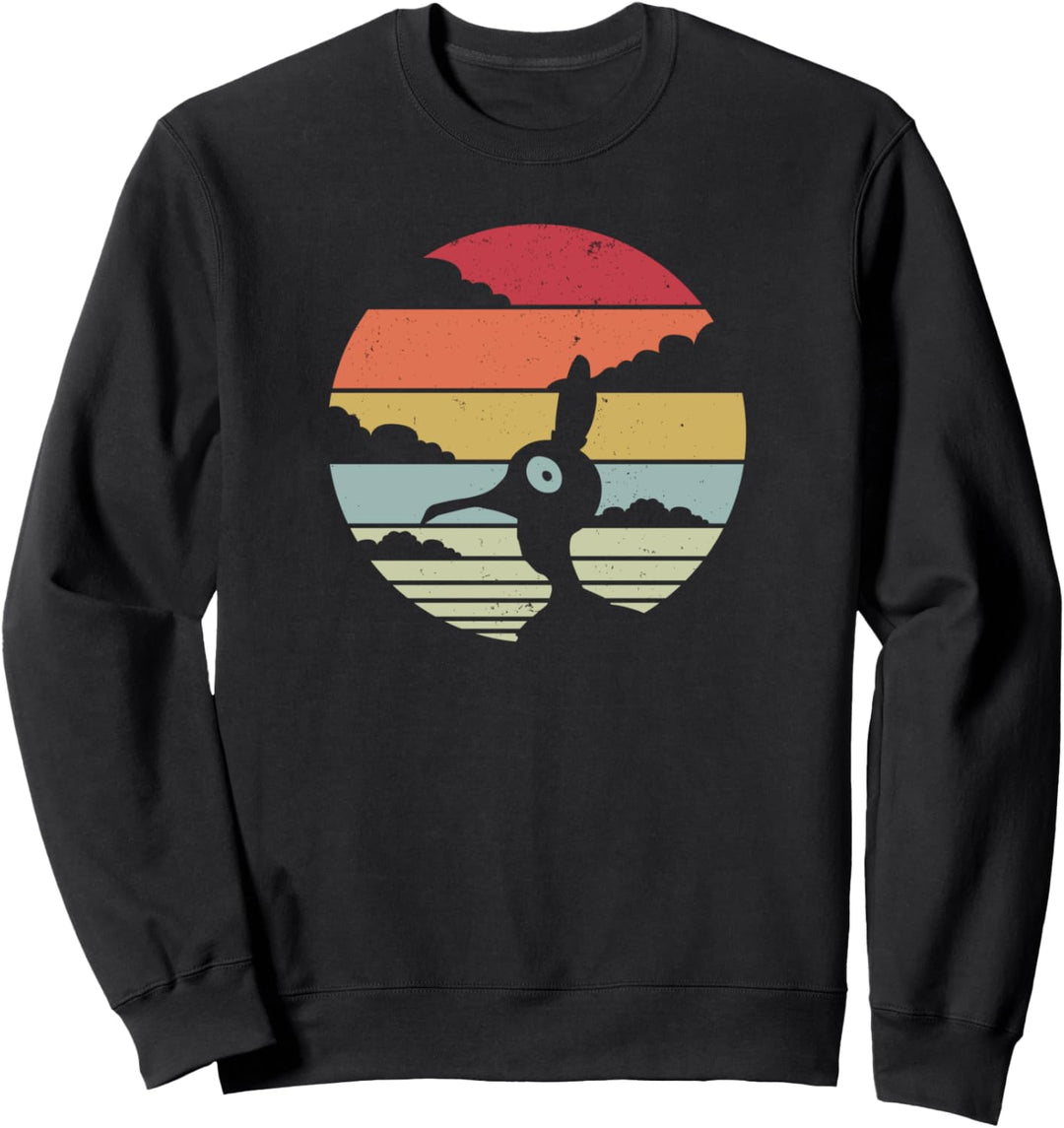 Retro Urgl Beach Party Sea Clouds Gull funny Gamer Gift Sweatshirt