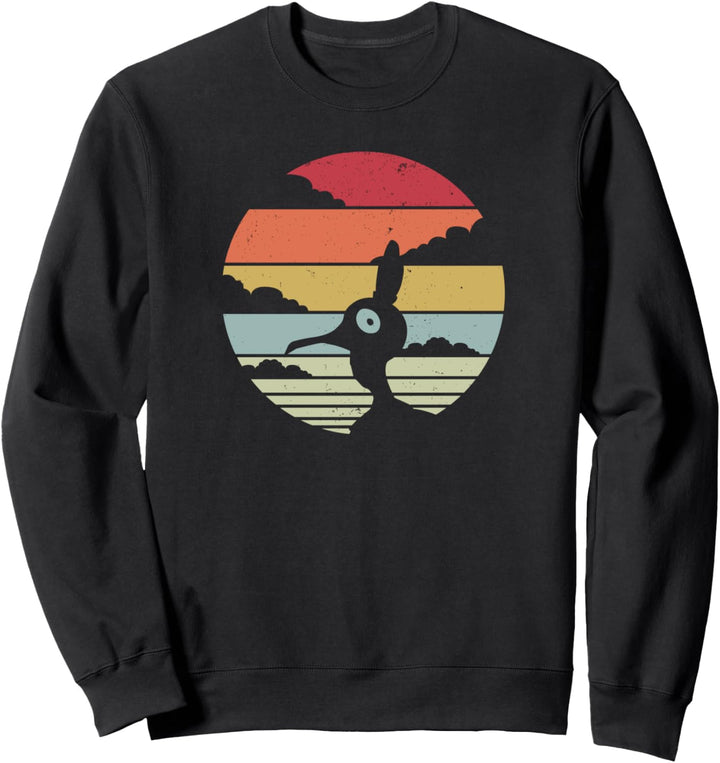 Retro Urgl Beach Party Sea Clouds Gull funny Gamer Gift Sweatshirt