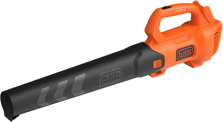 Black+Decker Axial Akku-Laubbläser BCBL200B (18V, hohe Blasgeschwindigkeit von 145 km/H, Luftvolumen