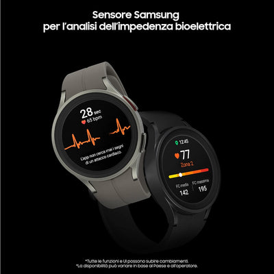 Samsung, Galaxy Watch5 Pro, Smartwatch, Bluetooth, 45 mm, Überwachung des Wohlbefindens, Fitness-Tra